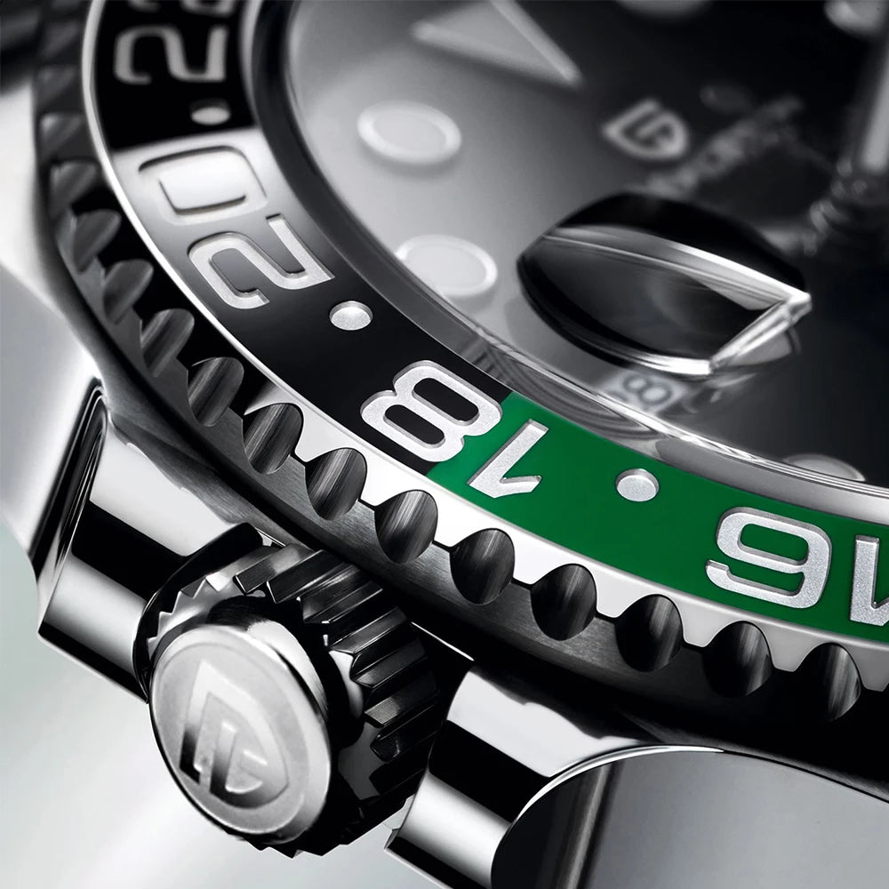 PAGANI uco PD-1662 Luxe Gstuff Hommes Mécanique Montre-Bracelet Verre Saphir Acier Inoxydable 100M Étanche Montres Automatiques