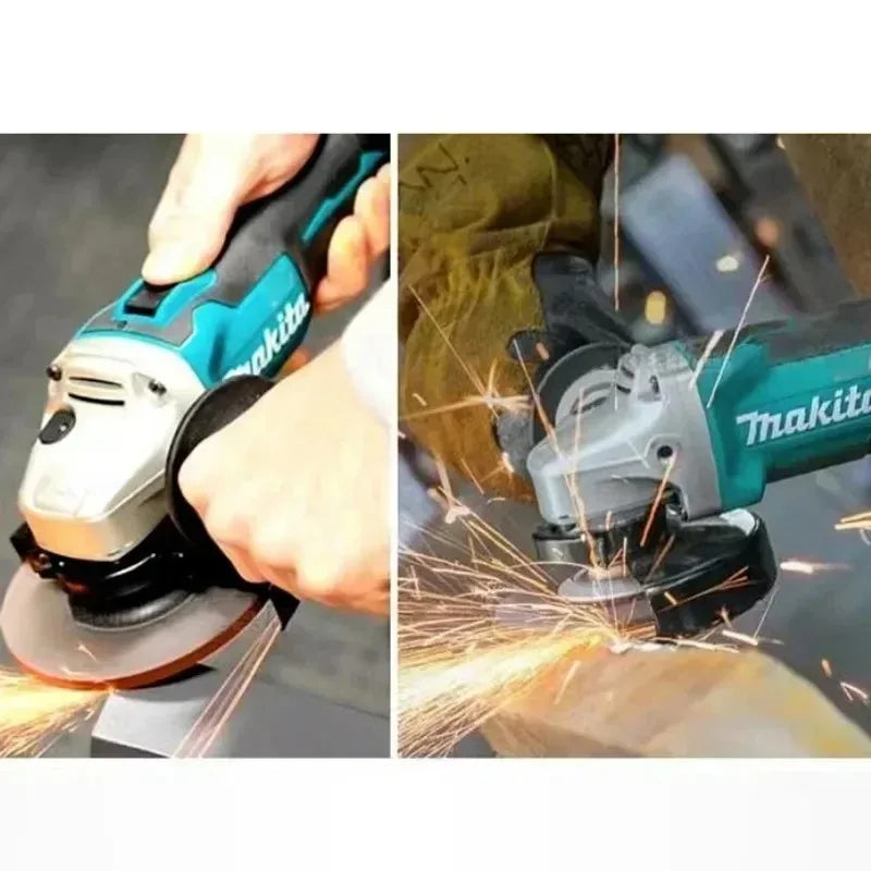 Meuleuse d'angle électrique sans fil Makita DGA404 18V haute puissance 125mm/100mm, machine de découpe et de polissage rechargeable