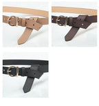 Ceinture femme mode boucle ardillon ceinture fine véritable luxe ceinture souple femmes avec pantalon Cargo jean ceinture coupe-vent ceinture en cuir PU