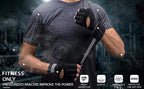 1 paire de gants de Fitness demi-doigt avec Support d'enveloppe de poignet pour hommes et femmes, équipement d'entraînement de Crossfit, équipement de musculation