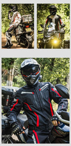 HEROBIKER veste de Moto imperméable homme veste de course pantalon de Moto portable vêtements de Moto avec Protection EVA