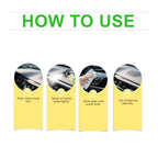Nettoyant pour intérieur de voiture, élimine efficacement les taches de graisse de la poussière, nettoie les vernis du tableau de bord intérieur améliore la brillance, Agent de rénovation