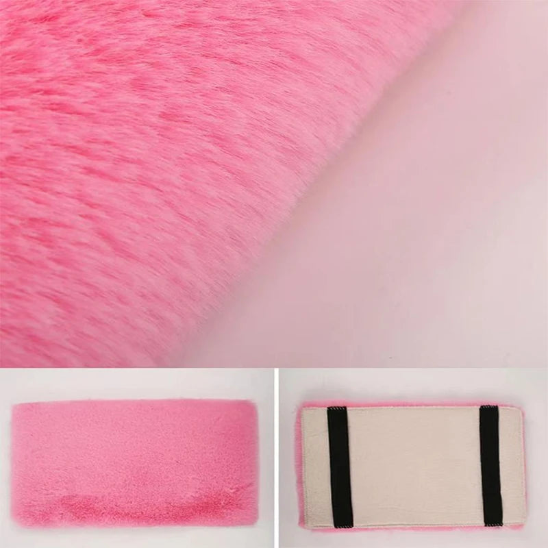 Coussin de boîte d'accoudoir de voiture en peluche, couverture de bras de Console centrale chaude, tampons de rangement, décoration intérieure universelle d'automobile