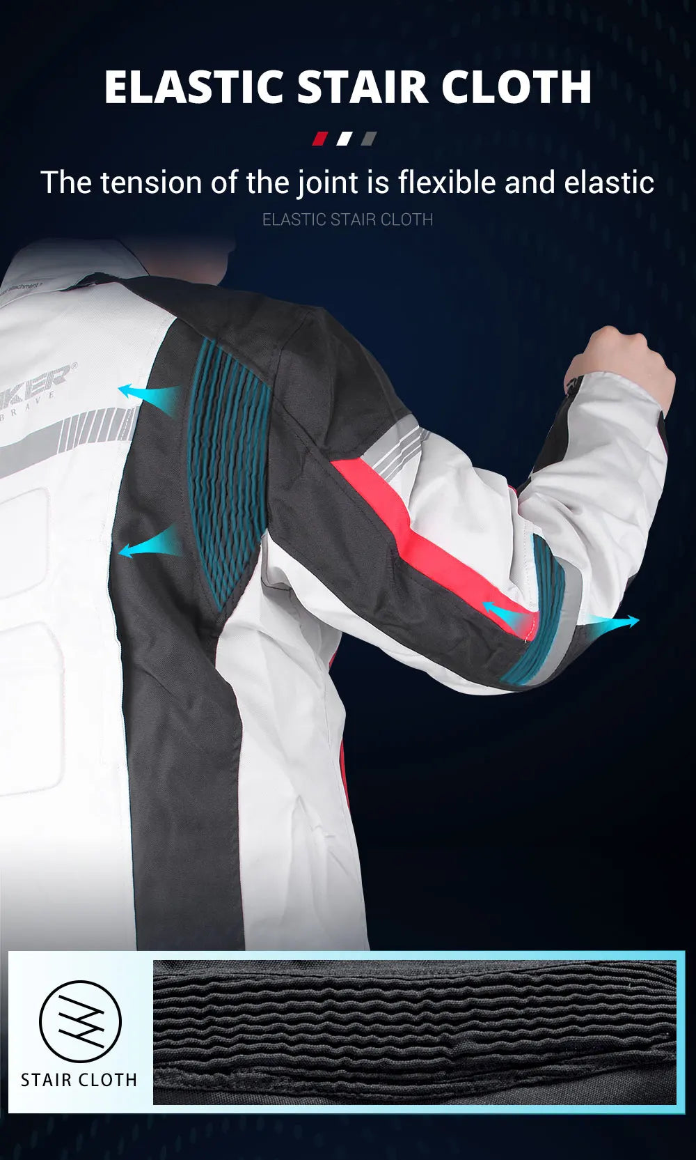 HEROBIKER veste de Moto imperméable homme veste de course pantalon de Moto portable vêtements de Moto avec Protection EVA
