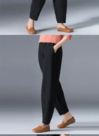 Pantalon à jambes larges en coton pour femme, ample, surdimensionné, couleur unie, sarouel, décontracté, taille élastique, longueur cheville, vêtements pour femmes, été