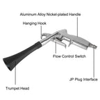 Pistolet de nettoyage de voiture, pistolet à air comprimé haute pression avec 2 buses, outils de nettoyage professionnel pour l'intérieur de la voiture, lavage à sec