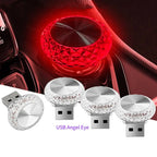 Lumières d'ambiance LED USB pour voiture, mini lampes portables, lumières décoratives intérieures pour voiture et ordinateur, éclairage environnemental