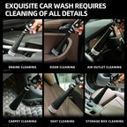 Pistolet de nettoyage de voiture haute pression, pistolet à air comprimé pour le detailing automobile, lavage à sec, outils professionnels de nettoyage intérieur de voiture