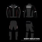 HEROBIKER veste de Moto imperméable homme veste de course pantalon de Moto portable vêtements de Moto avec Protection EVA