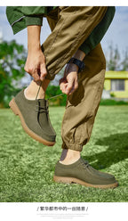 Chaussures de marche en cuir de vache pour hommes, mocassins décontractés à semelle Durable, à la mode, nouvelle collection printemps-automne 2026