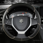 Housse de volant de voiture en cuir PU 38cm pour Suzuki Swift 2011-2016 Vitara 2015-2019 Celerio 2015 - 2019 SX4 S-CROSS 2013-2019