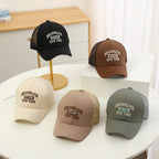 Casquette de Baseball en maille avec lettres brodées pour enfants, chapeau d'été pour bébé, garçon et fille, en coton, à rabat, Hip Hop, chapeau de pêche