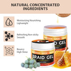 Stylage tressage Gel cire carburateur longue durée forte tenue pommade Anti-frisottis lisse finition des cheveux façonnage contrôle des bords des cheveux