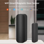 Capteur de porte WiFi ou Zigbee, avec application Tuya Smart Life, alerte de fenêtre, détecteur magnétique, capteur de porte de maison sans fil