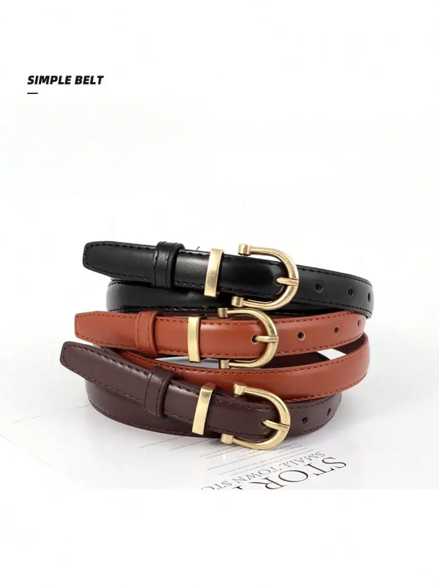 Ceinture femme mode boucle ardillon ceintures fines véritable luxe ceinture souple femmes avec pantalon Cargo jean ceinture coupe-vent ceinture en cuir PU