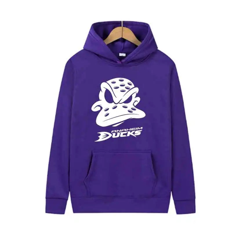 Sports de plein air Jogging à capuche canards imprimer tendances de la mode hauts automne hommes décontracté Streetwear pull printemps unisexe vêtements