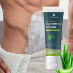 Crème dépilatoire pour hommes 100g – Douce pour peaux sensibles, utilisation complète du corps, hydratant longue durée et lisse et soyeuse