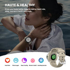Nouveau 2026 Zeblaze LILY 2 appel vocal femme Smartwatch Double sangle 1.2 "HD AMOLED affichage surveillance de la santé sport montre intelligente