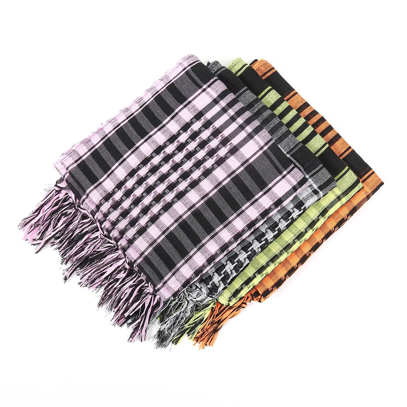 Foulard Hijab à carreaux pour hommes et femmes, foulard arabe du désert, doux, tactique, randonnée, Turban unisexe, châle militaire, nouvelle collection 2026