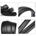 Ceinture pour hommes d'affaires de mode véritable marque de luxe ceinture boucle en métal ceinture en cuir PU de haute qualité ceinture souple avec pantalon Cargo jean