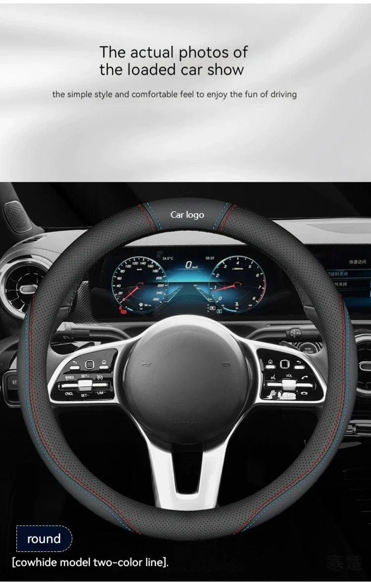 Housse de volant de voiture en daim et cuir, pour Changan UNI-K UNI-T CS15 CS35 CS55 CS75 PLUS CS85 Coupe CS95 Alsvin CX70, accessoires