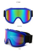 Lunettes de protection pour casque de moto, lunettes de sport de plein air, coupe-vent et anti-poussière, lunettes de ski, lunettes de motocross, anti-émeute, 506