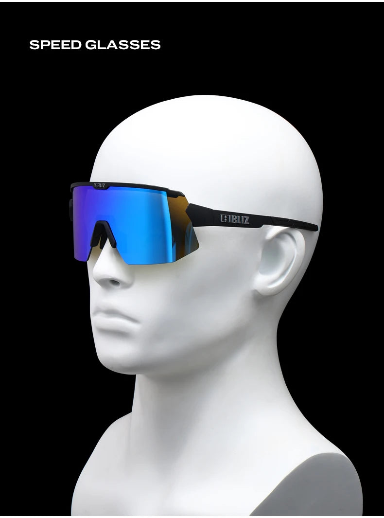 B BLIZ Breeze Premium lunettes de cyclisme UV400-2 HD lentille unisexe lunettes de soleil de sport pour vtt course pêche course vélo lunettes