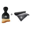 Brosse douce de nettoyage intérieur de voiture, outil dépoussiéreur, serviette de lavage en daim pour Hyundai i30 i40 ix 35 coupé Tucson Sonata Elantra Kona