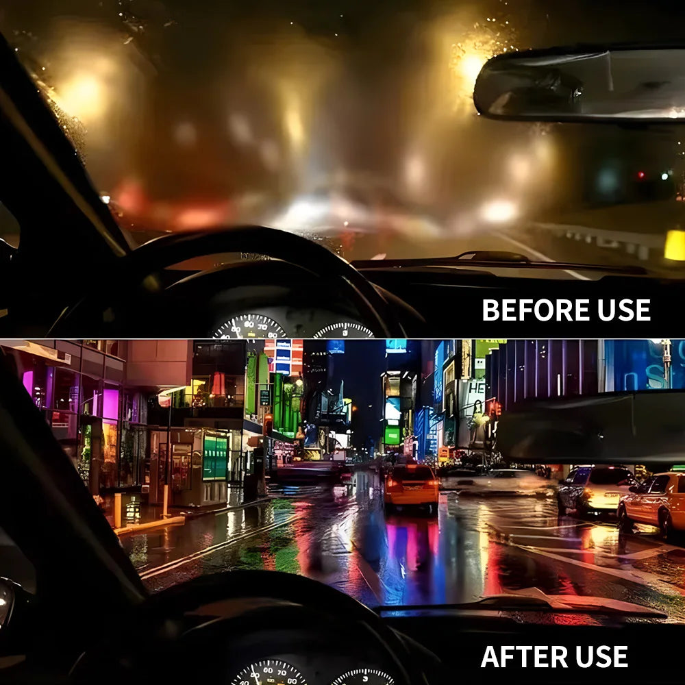Film d'huile de revêtement de verre de voiture, brosse de nettoyage, rétroviseurs anti-buée, livres anti-pluie, réparation des rayures, polissage propre
