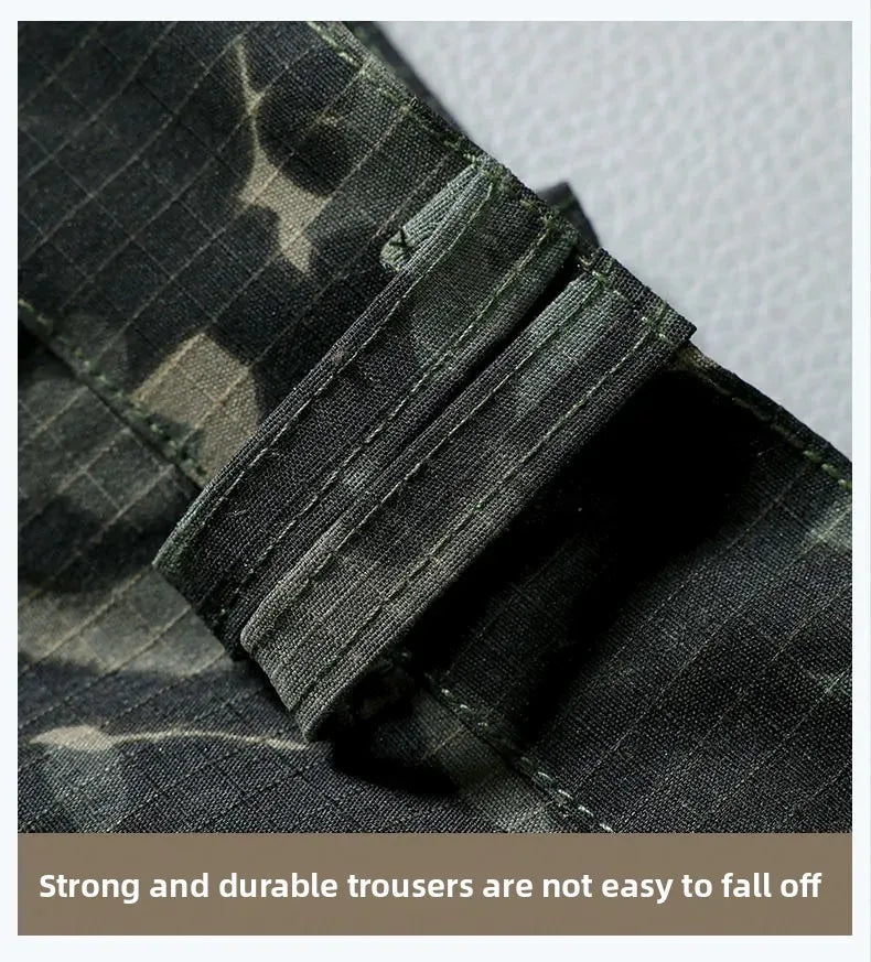 Pantalon de travail tactique résistant à l'eau pour hommes, poches multiples, Fans militaires d'extérieur, pantalons décontractés, Style américain printemps automne