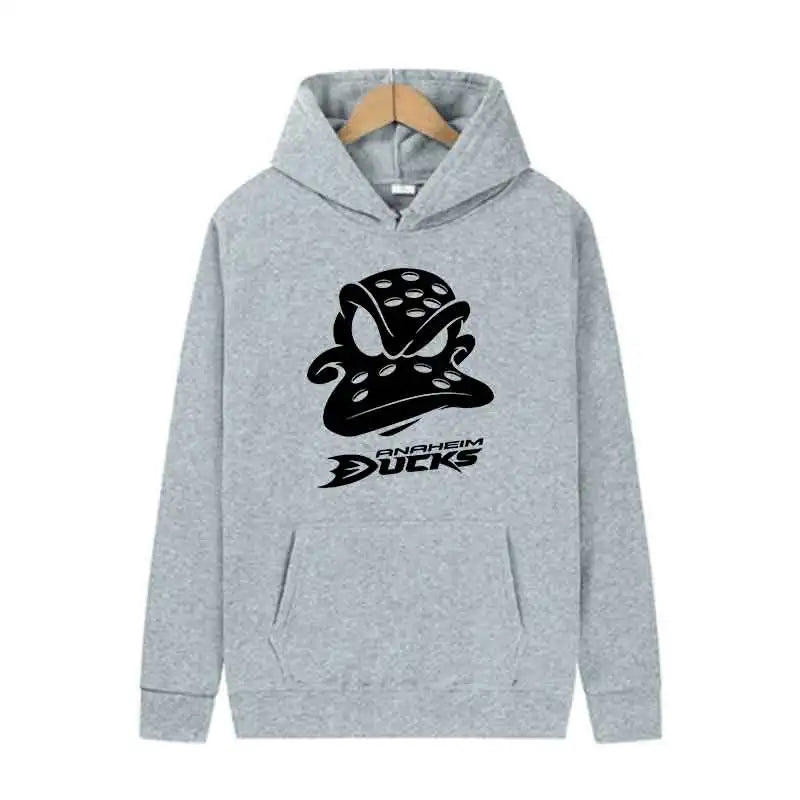 Sports de plein air Jogging à capuche canards imprimer tendances de la mode hauts automne hommes décontracté Streetwear pull printemps unisexe vêtements