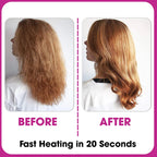Outils professionnels de coiffure - Appareil de lissage des cheveux pour salons de beauté - Peigne et brosse lissante chauffante pour cheveux