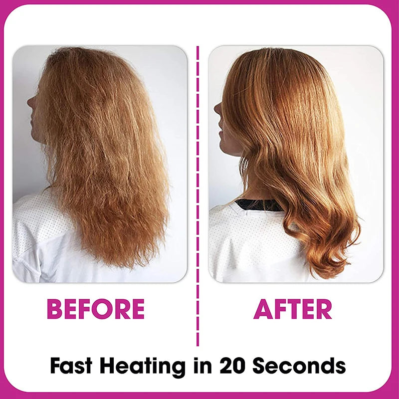 Outils professionnels de coiffure - Appareil de lissage des cheveux pour salons de beauté - Peigne et brosse lissante chauffante pour cheveux