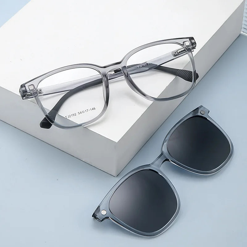 SENEVIEVE-Lunettes de soleil polarisées à clipser pour femmes, lunettes optiques de protection UV, anti-absorbe ouissement, délinquants personnalisés, TJ2192