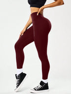 Leggings de fitness taille haute pour femmes, contrôle du ventre, cul de pêche, avec dos en V, respirants, à séchage rapide et surélevés, les plus vendus