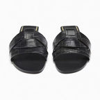 Pantoufles d'Été à la Mode pour Femme, Chaussures d'Extérieur Décontractées, Respirantes, Plates en Forme de T, Souples et Confortables, Sandales à Talons Ouverts
