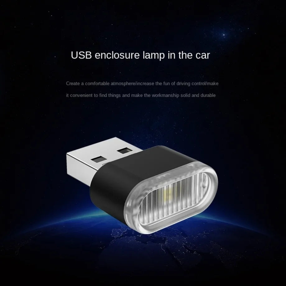 Mini USB LED lumières d'ambiance voiture intérieur néon lampe décorative éclairage de secours universel PC Portable Plug and Play