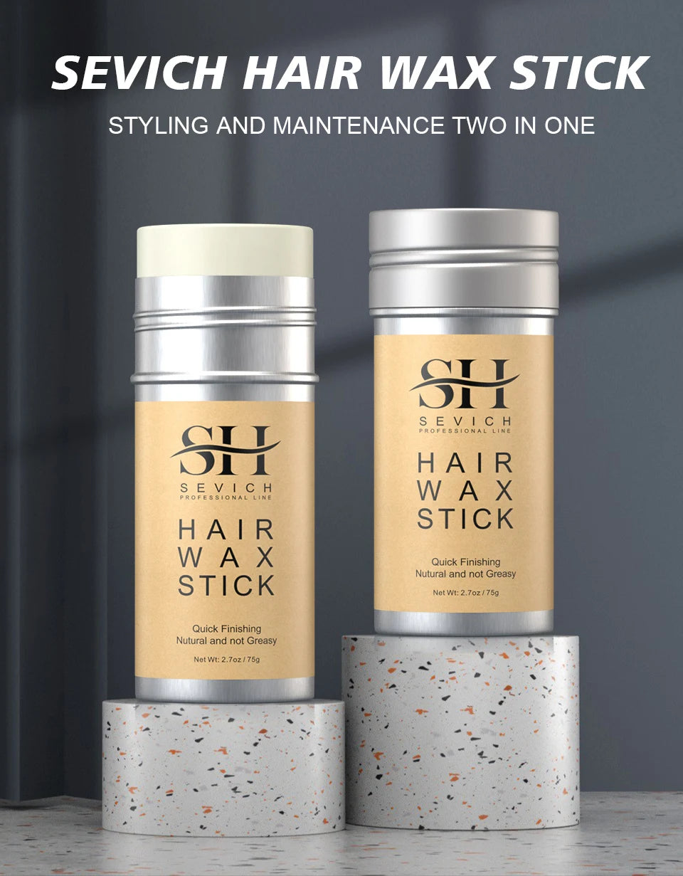 Cire coiffante professionnelle pour femmes, pommade Anti-frisottis, lissante, cheveux cassés, boue, cheveux en désordre, tige de cire de contrôle pour perruques naturelles