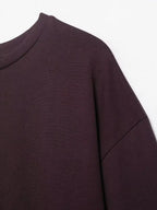 T-shirt asymétrique à manches mi-longues pour femmes, avec garniture en dentelle, pour la rentrée scolaire, tenue décontractée quotidienne, haut polyvalent à la mode, 4 couleurs