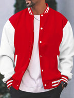 Veste de Baseball multicolore pour hommes et femmes, nouveaux boutons à la mode, polyvalente, Streetwear, automne et hiver