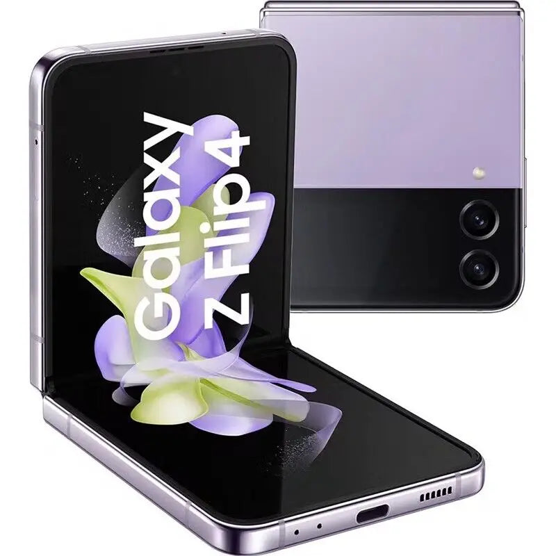Samsung Galaxy Z Flip4 Z Flip 4 5G F721B F721N F721U1 6.7 "RAM 8GB ROM 128/256/512GB NFC Snapdragon pliable 99% nouveau téléphone