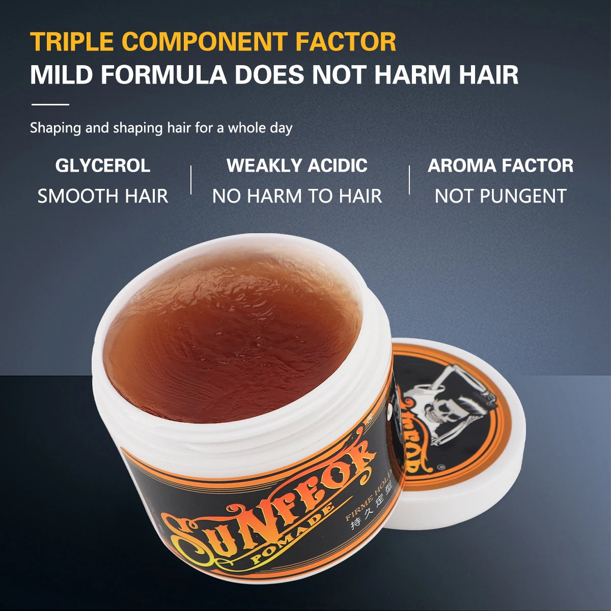 Cire coiffante en argile pour hommes, vente en gros, pour Salon de coiffure, styliste, restauration, modélisation de boue, fourniture de coiffure