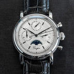 Sugess – montre-bracelet pour hommes, ST1908, mouvement à col de cygne, chronographe mécanique, véritable calendrier de phase de lune, cuir Vintage, nouveau 2026