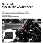 Coussin de siège de moto 3D en gel confortable, respirant, universel, absorbant les chocs, pour siège de moto