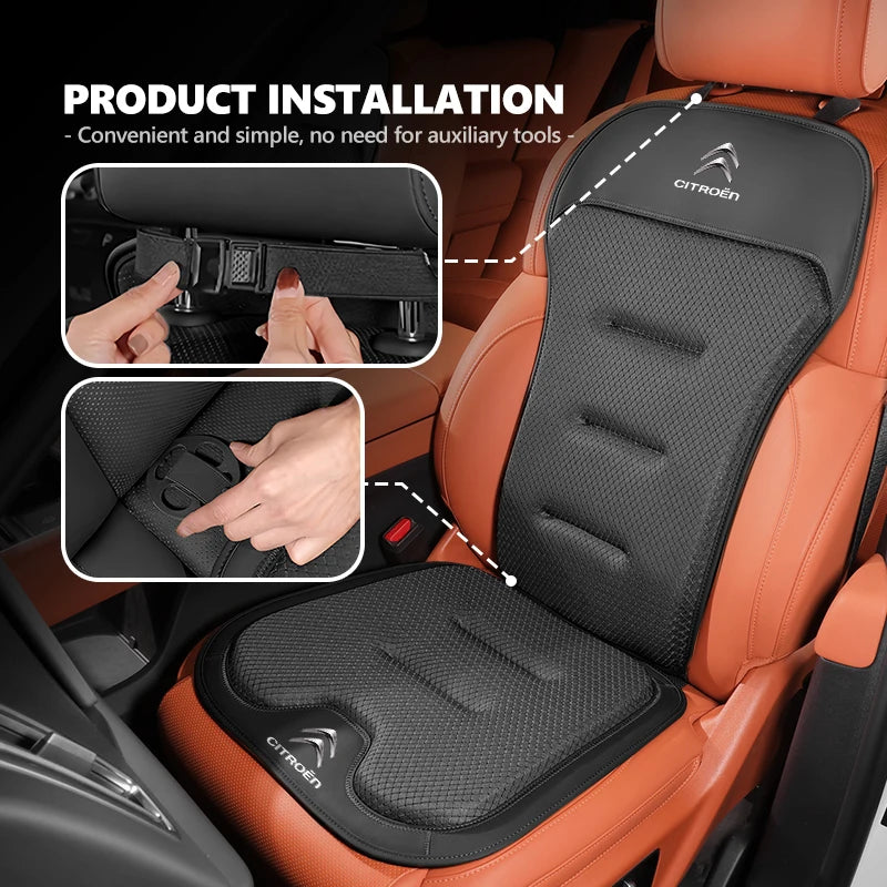 Housse de protection antidérapante et respirante pour coussin de siège de voiture, confortable, pour citroën C5 C1 C2 C6 C4L DS3 DS4 DS5 c-elysee Grand Berlingo