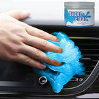 Gel Nettoyant Anti-Poussière pour Voiture - Mousse Nettoyante en Caoutchouc Souple pour Grilles d'Aération, Tableau de Bord, Interstices des Portes et des Fenêtres, Clavier - Absorbe les Odeurs