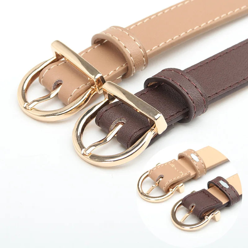 Ceinture femme mode boucle ardillon ceinture fine véritable luxe ceinture souple femmes avec pantalon Cargo jean ceinture coupe-vent ceinture en cuir PU