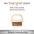 Peigne coiffant pour barbe pour hommes, brosse pour barbe et cheveux, rigidité moyenne/cadeau pour homme/pour estomper les outils de coiffure professionnels 1 pièce
