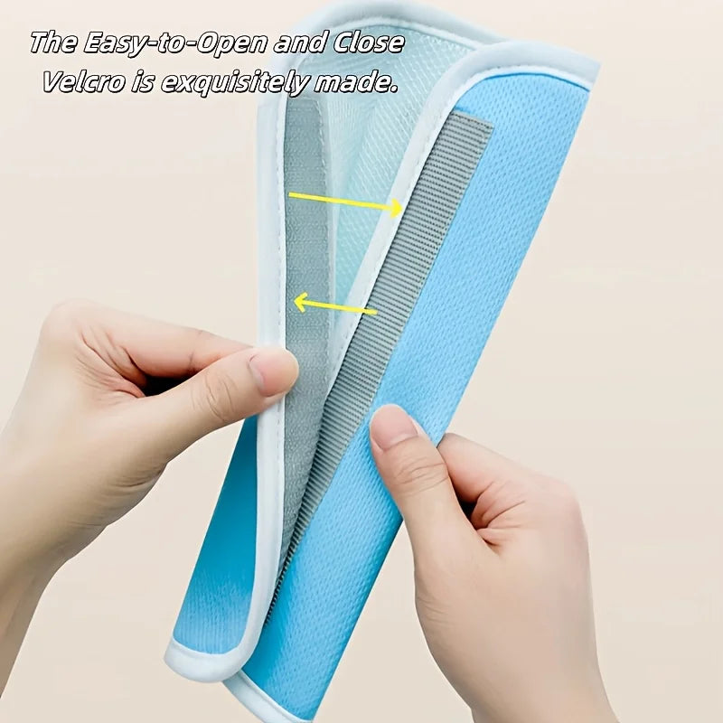 Protège-épaule et ventre pour ceinture de sécurité de voiture, accessoires intérieurs de voiture, doux, facile à retirer, aide confortable pour les voyages en extérieur