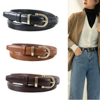 Ceinture femme mode boucle ardillon ceintures fines véritable luxe ceinture souple femmes avec pantalon Cargo jean ceinture coupe-vent ceinture en cuir PU
